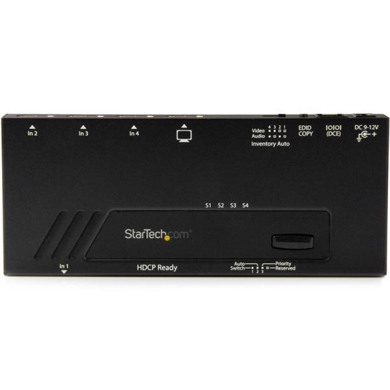 Startech Rápido 4K HDMI de 4 Puertos - Conmutador