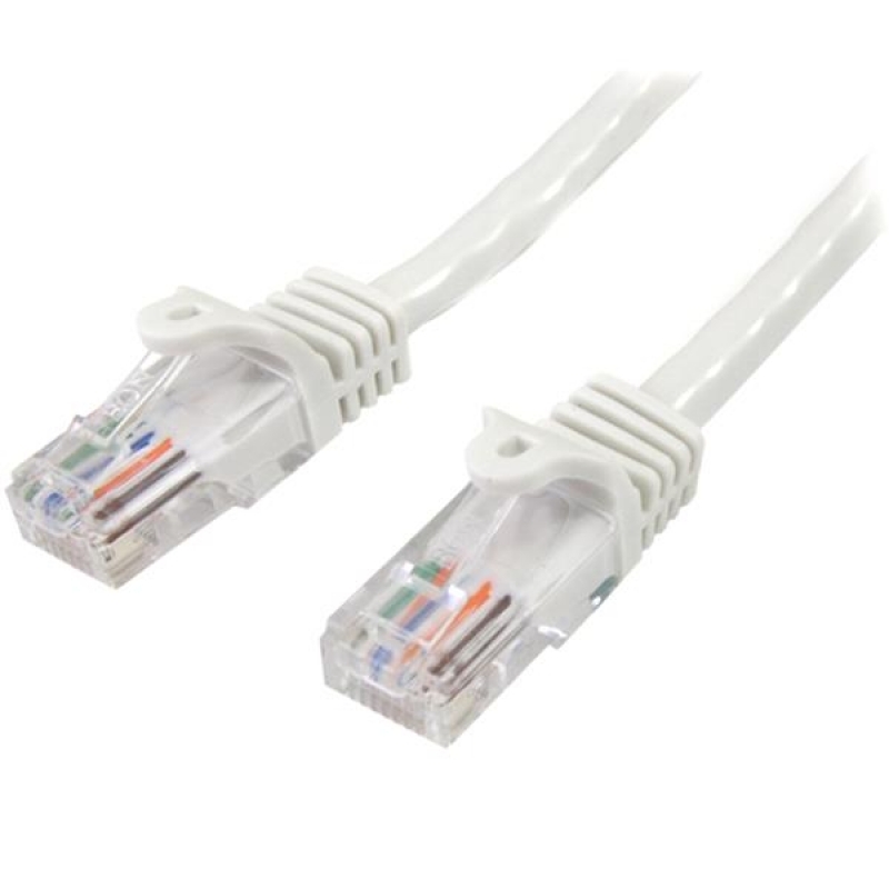 Startech RJ45 Cat.5e UTP Fast Ethernet POE 10m Blanco - Cable Red