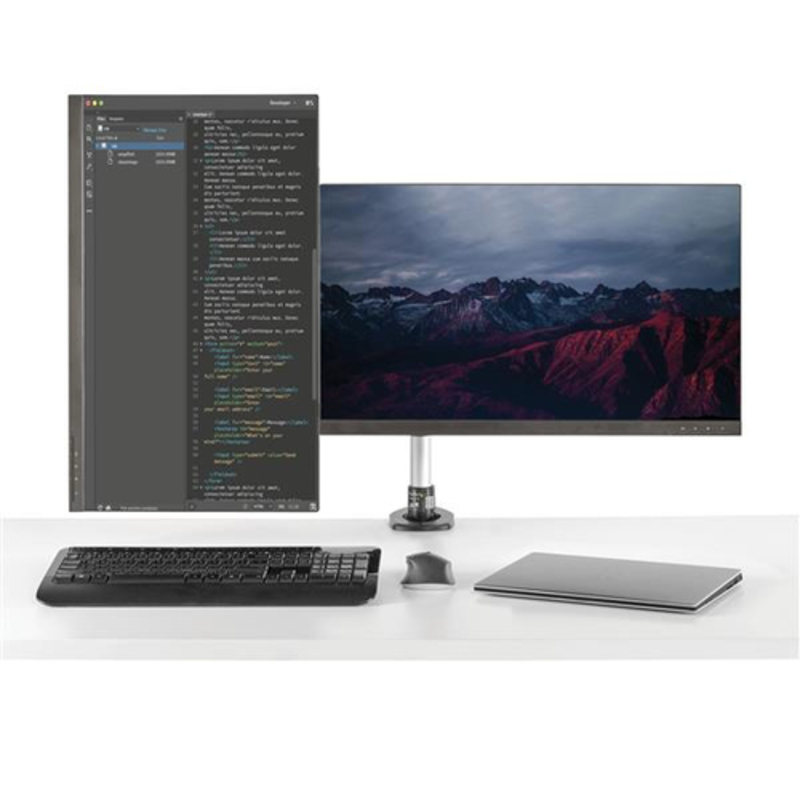 StarTech Soporte Para Dos Monitores Con Brazos Móviles / Apilable - Soporte Monitor