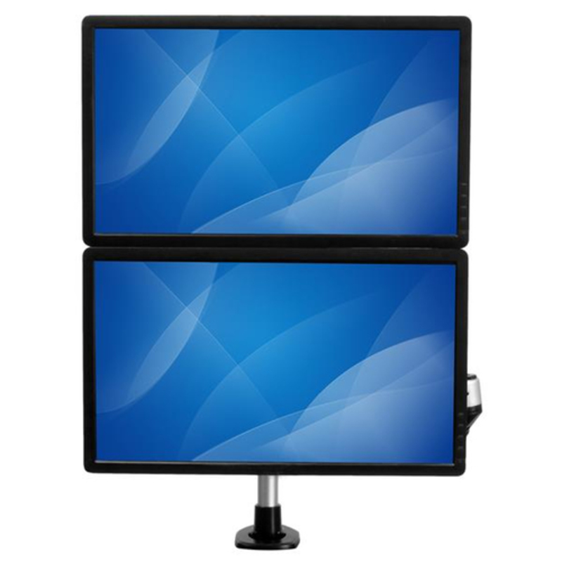 StarTech Soporte Para Dos Monitores Con Brazos Móviles / Apilable - Soporte Monitor