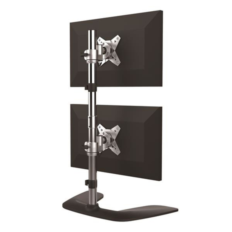 StarTech Soporte Vertical Para Dos Monitores de Hasta 27 pulgadas / Aluminio / VESA - Soporte Monitor