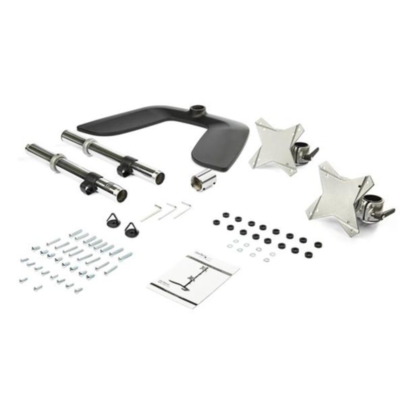 StarTech Soporte Vertical Para Dos Monitores de Hasta 27 pulgadas / Aluminio / VESA - Soporte Monitor