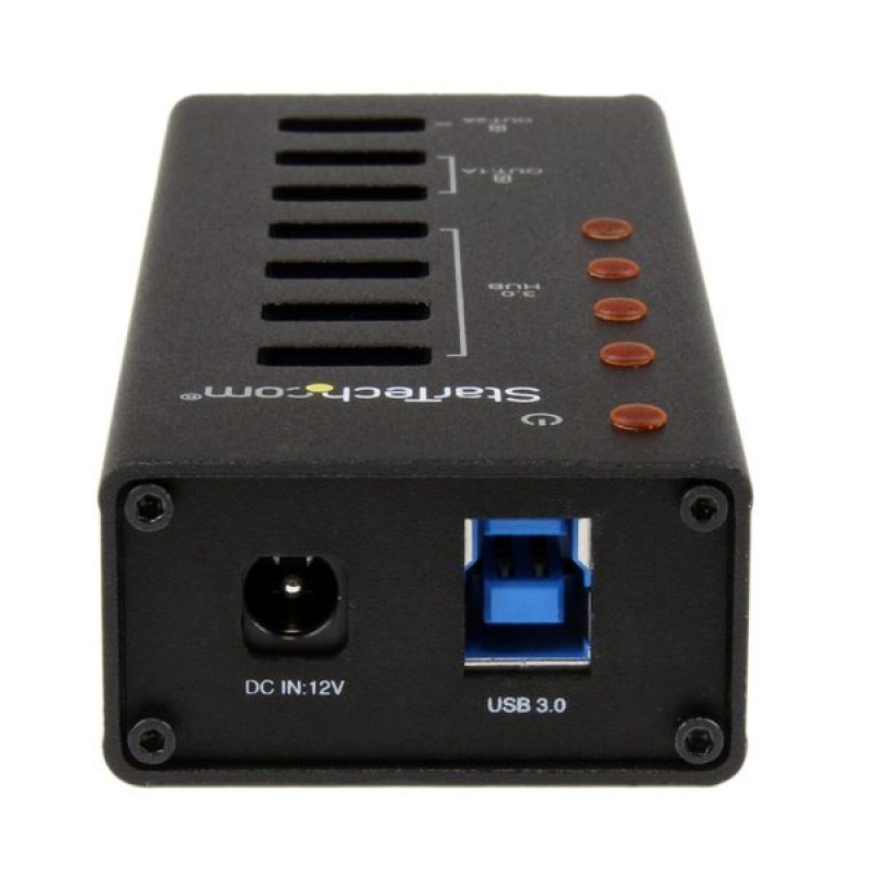 StarTech ST4300U3C3 USB 3.0 4 Puertos Con 3 Puertos de Carga - Hub