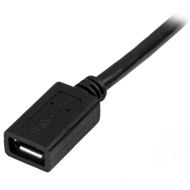 Cable USB Startech Micro USB de Extensión Macho a Hembra 50cm