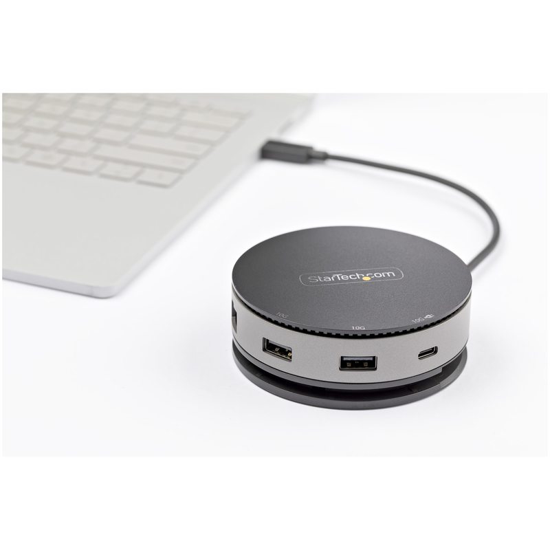 StarTech.com Adaptador Multipuerto USB C - USB 3.1 Gen 2 de 10Gbps Tipo C - Docking Station