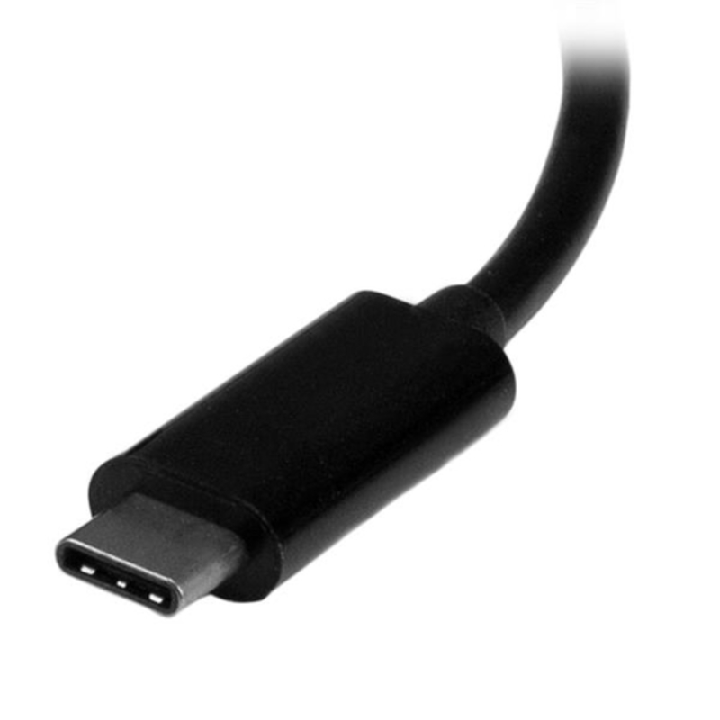 StarTech.com Adaptador USB-C Vídeo Multipuertos 3 en1 4K 30Hz  Negro - Adaptador