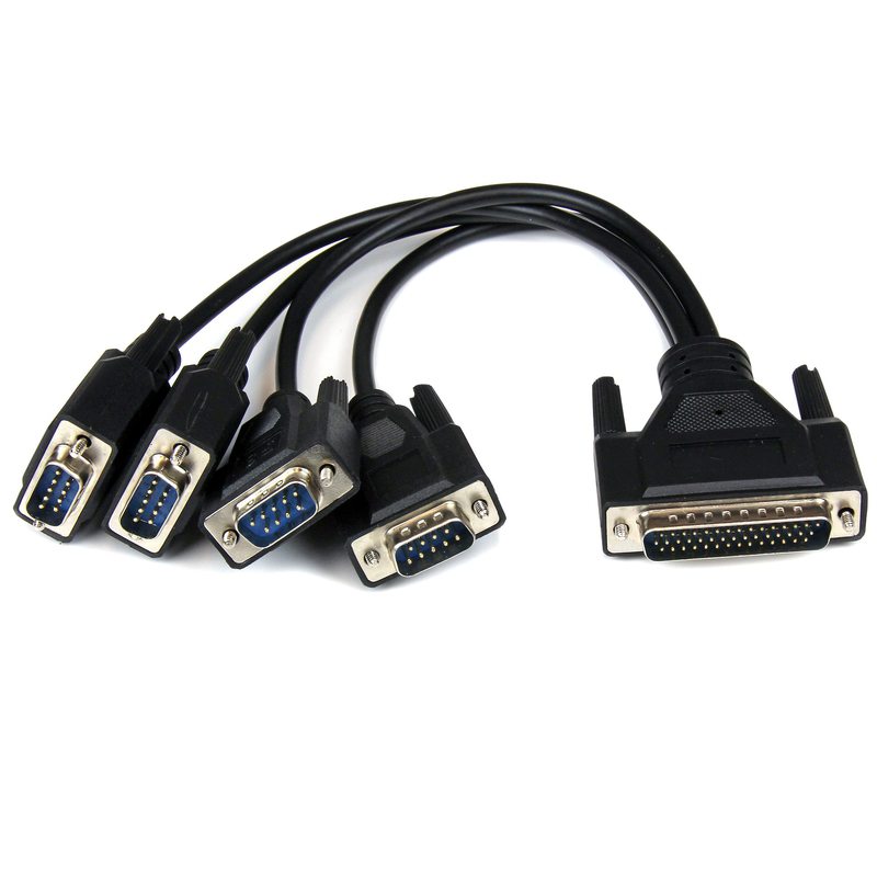 StarTech.com Adaptadora PCI Express PCIe 4 Puertos Serie - Tarjeta Adaptadora