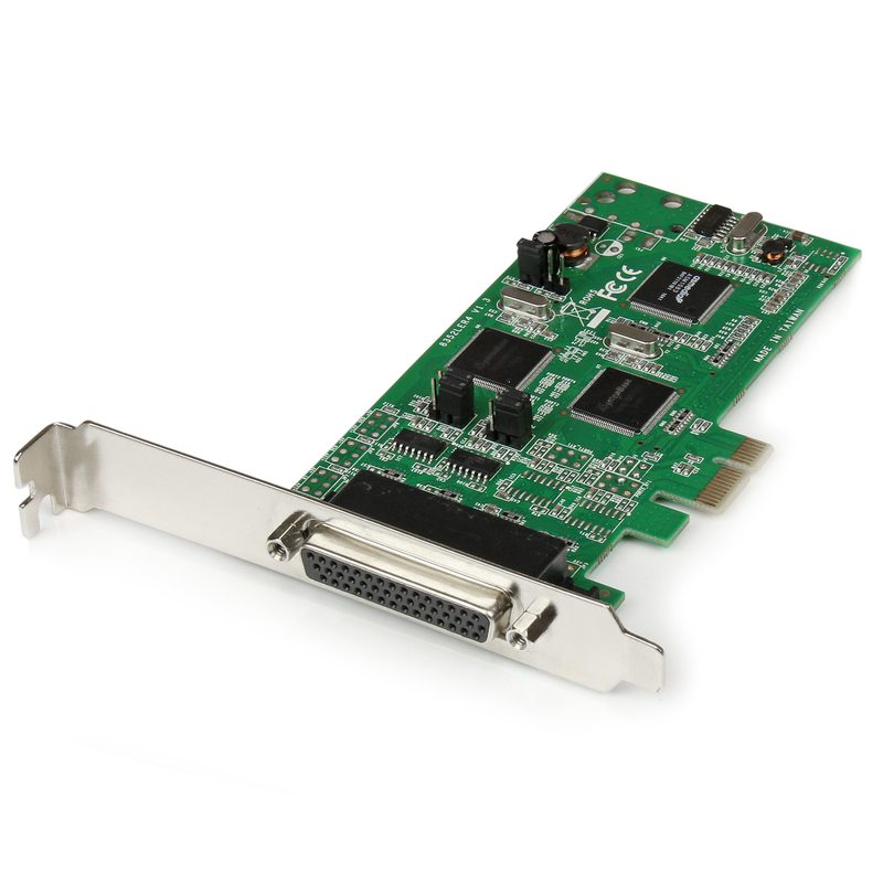 StarTech.com Adaptadora PCI Express PCIe 4 Puertos Serie - Tarjeta Adaptadora
