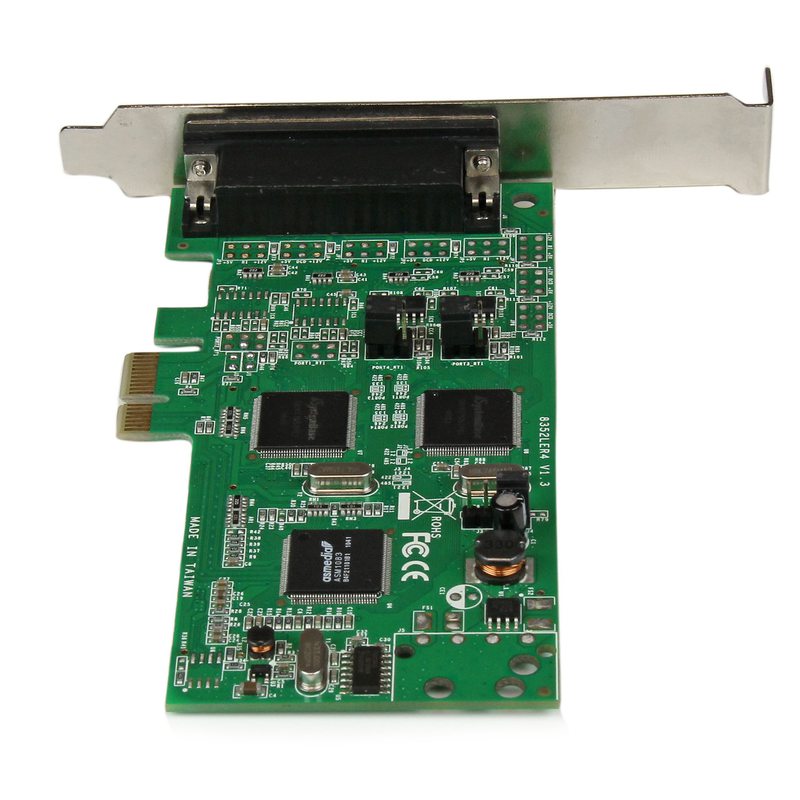 StarTech.com Adaptadora PCI Express PCIe 4 Puertos Serie - Tarjeta Adaptadora