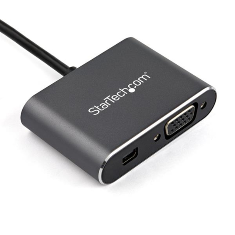 StarTech.com Conversor Vídeo USB-C a Mini DisplayPort y VGA - 4K 60Hz - Adaptador