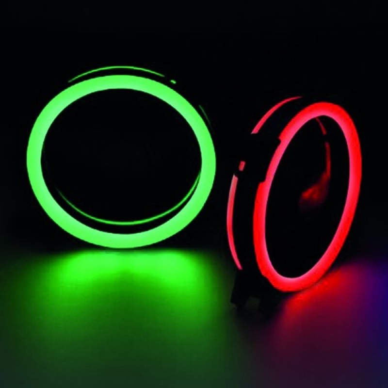 Talius Siroko Twin Pack Doble Aro RGB + Tira LED + Control Remote - Ventilador 12 cm