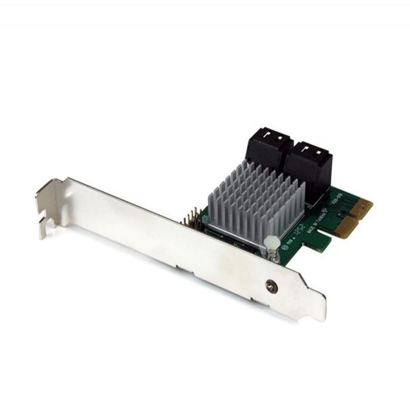 Tarjeta PCI Startech PCI-Ex SATA-3 4 Puertos con HyperDuo