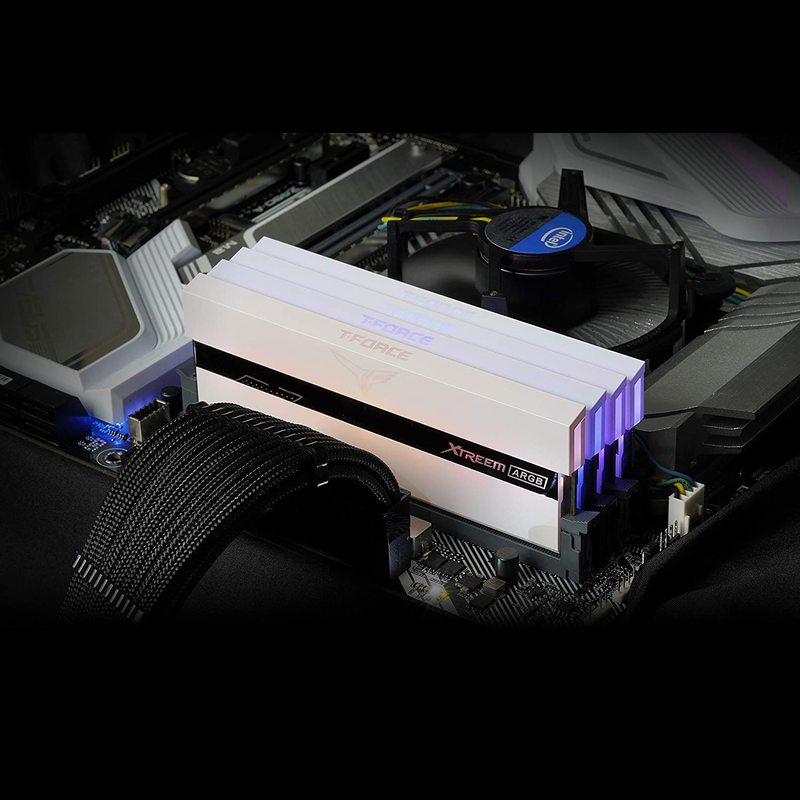 Memoria DDR4 Team Group T-Force Xtreem ARGB White 16GB 2x8GB 3200MHz CL16