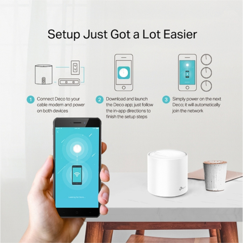 Router  TP-Link Deco X20 V1 (2-pack) Sistema WiFi 6 Mesh AX1800