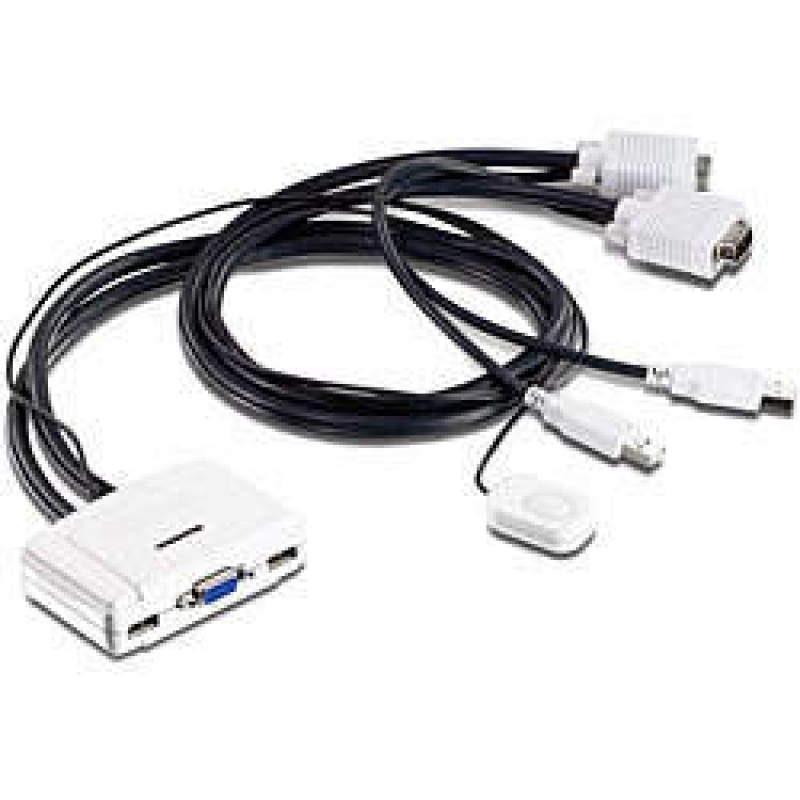 TRENDnet TK-217i Switch USB Teclado/Ratón 2 Puertos - Conmutador KVM