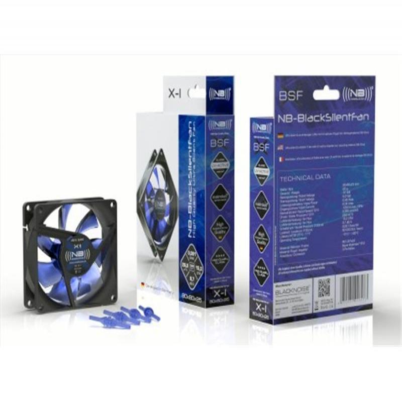 Noiseblocker BlackSilent Fan X1 - Ventilador 8 cm