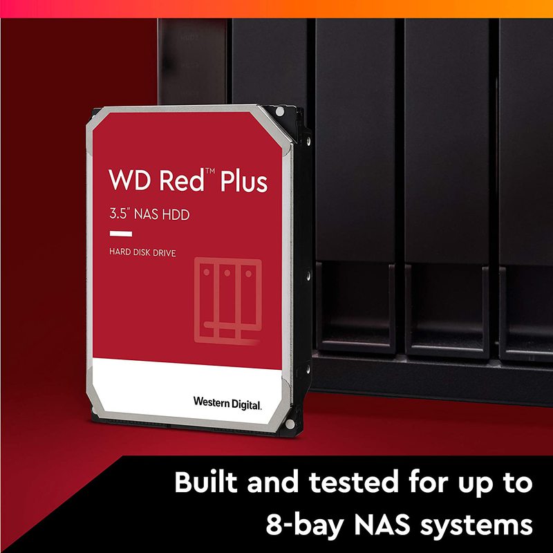 Western Digital Red Plus NAS 8TB 3.5 pulgadas SATA3 256MB - Disco Duro