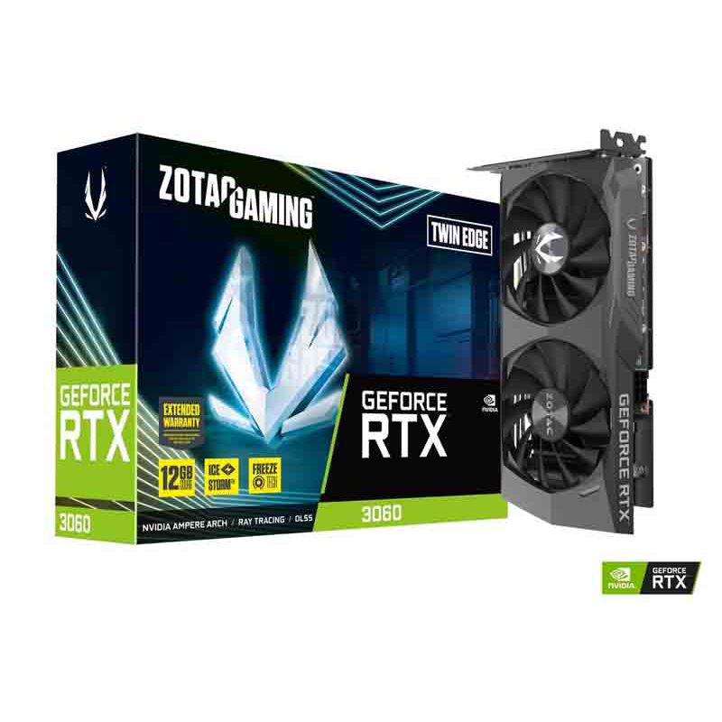 Tarjeta Gráfica Zotac GeForce RTX 3060 Twin Edge 12GB GDDR6