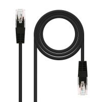 NanoCable Latiguillo RJ45 Cat.6 UTP AWG24 2m Negro - Cable Red