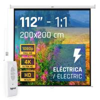 Iggual Mural Eléctrica 200x200 cm - Pantalla