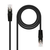 Nanocable Categoria 6 UTP 1m Negro - Cable Red