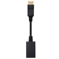 NanoCable Conversor DisplayPort a HDMI DP/M-HDMI A/H Negro 15cm