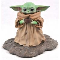 Diamond Select Star Wars The Mandalorian Grogu Con Sopa