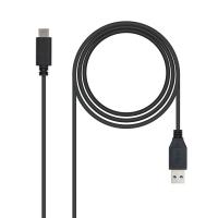 Nano Cable USB 3.1 10Gbps 3A USB-C M-AM 1M Negro