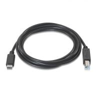Aisens USB 2.0 Impresora Tipo USB C M-MB 2M Negro