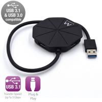 Ewent USB 3.2 a USB A 4 Puertos