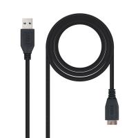 Nanocable USB 3.0 A-M a Micro USB B-M 1.0m Negro
