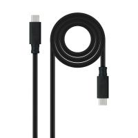 Nanocable USB 3.1 4K 60Hz 5A C a USB-C 2m Negro
