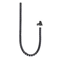 Nanocable Organizador Flexible 25mm 2.0m Negro