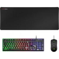 Mars Gaming MCPX Combo 3 en 1 Negro