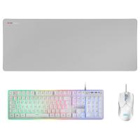 Mars Gaming MCPX Combo 3 en 1 Blanco