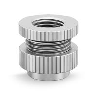 EKWB EK-Quantum Torque Pass-Through G1/4 Satin Titanium