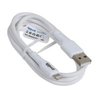 iggual USB A a Lightning 1M Blanco