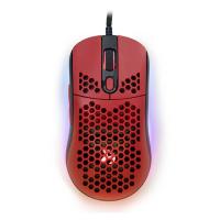 Arozzi Favo Ultra Light Gaming 16000 Dpi Negro Rojo