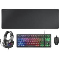 Mars Gaming 4EN1 MCP-RGB3 Negro