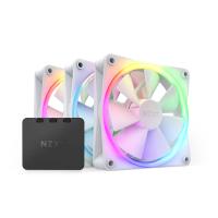 NZXT F120 RGB 120mm Triple Pack Blanco + Controlador RGB