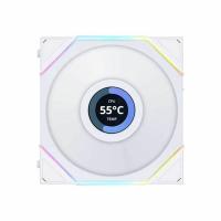 Lian Li Uni Fan TL LCD Reverse 120mm Blanco