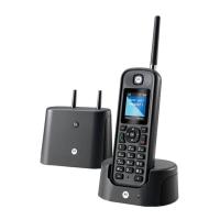 Teléfono Fijo Motorola O201 DECT Negro