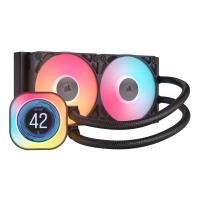 Corsair iCUE LINK TITAN RGB 240 RX LCD Negro  - Kit Refrigeración Líquida