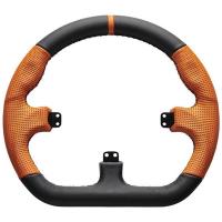 Asetek SimSports GT Llanta De Cuero Naranja