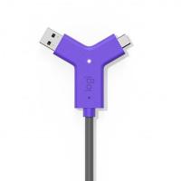 Logitech Swytch USB-C/USB 3.2/HDMI Morado