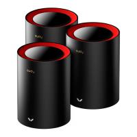 Cudy M3000 Mesh 2.5G Wi-Fi 6 Triple Pack Negro