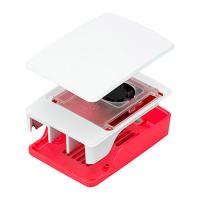 Raspberry Carcasa Oficial Pi 5 Con Ventilador Blanco Rojo