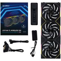 Lian Li Uni Fan TL120 Wireless ARGB 120mm Triple Pack Negro