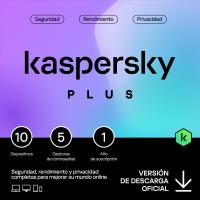 Antivirus Kaspersky Plus 10 Dispositivos 1 Año