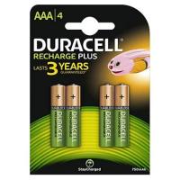 Duracell Recargable AAA Pack 4
